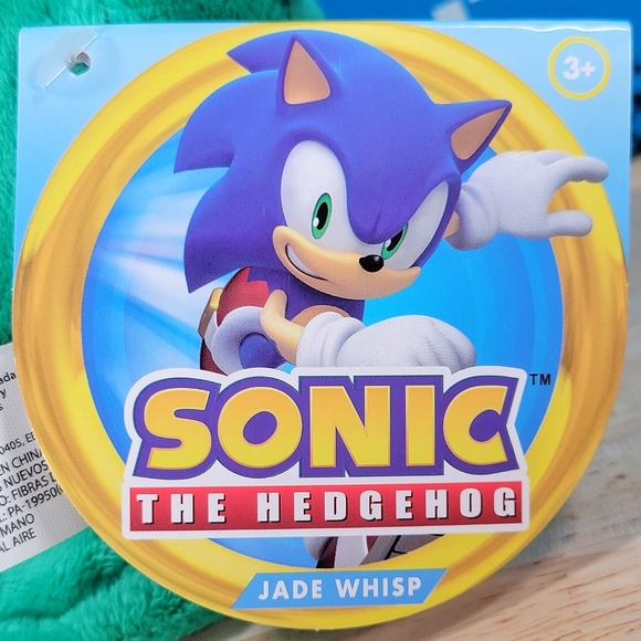 Sonic the Hedgehog Jade Whisp 5" UltraSoft Collectible Video Gaming Plush NWT - Picture 4 of 6